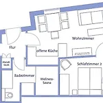 Zur Strandpromenade Wellness-appartement Apparto Apartment Groemitz